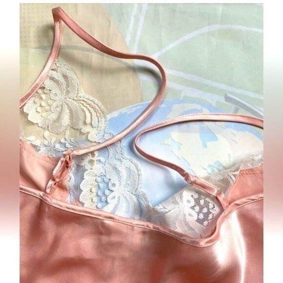 VTG  90s Women's Victoria's Secret Gold Label Lingerie Cami Top Size P Pink - Picture 6 of 8